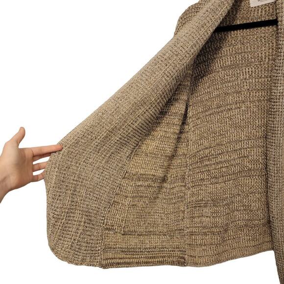 Workshop Republic Clothing Cardigan Sweater Beige Grandpa Sweater Medium - Picture 5 of 12